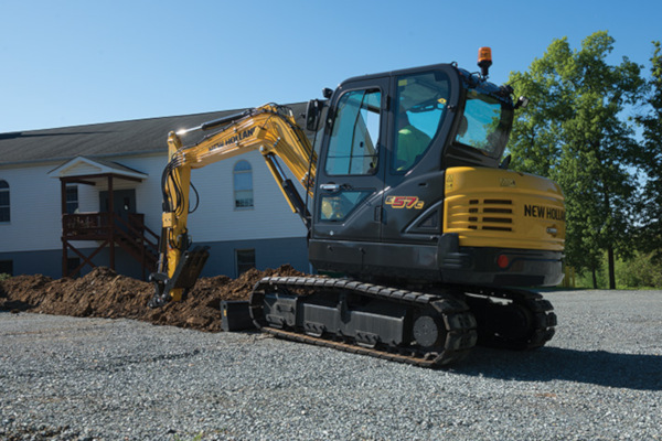 New Holland | Compact Excavators - C-Series | Model E57C for sale at Landmark Equipment, Texas