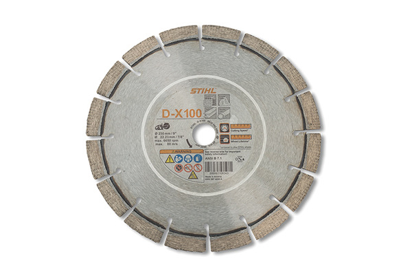 Stihl D-X 100 Diamond Wheel for Hard Stone/Concrete - Premium Grade for sale at Landmark Equipment, Texas
